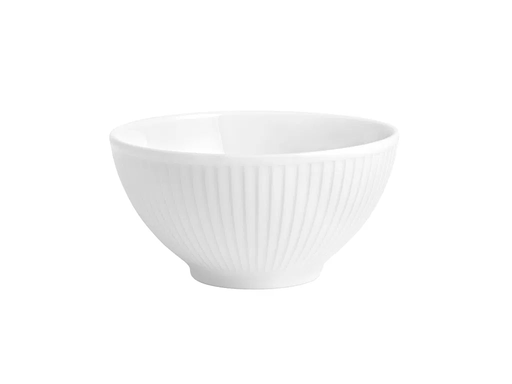Pillivuyt Plissé Skál 14 cm 50 cl Hvid