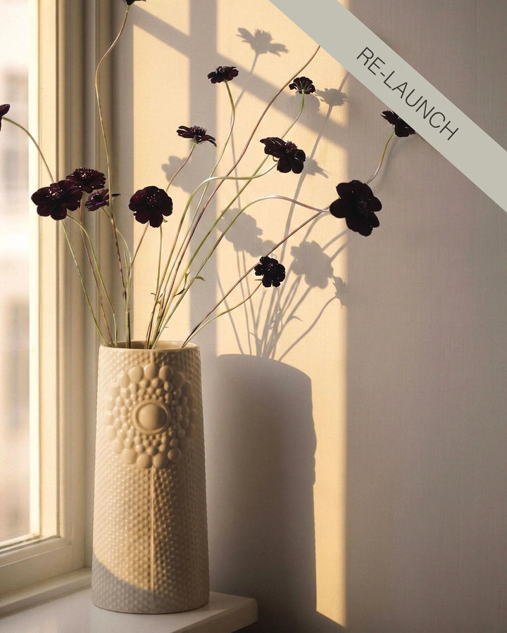 Dottir Pipanella Dot Oval Vase (Sandstorm)