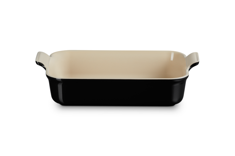 Le Creuset heritage fat 32x24cm svart