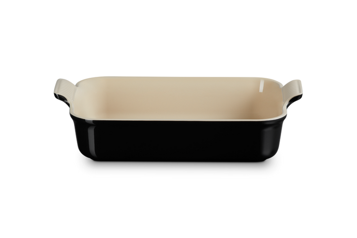Le Creuset heritage fat 32x24cm svart