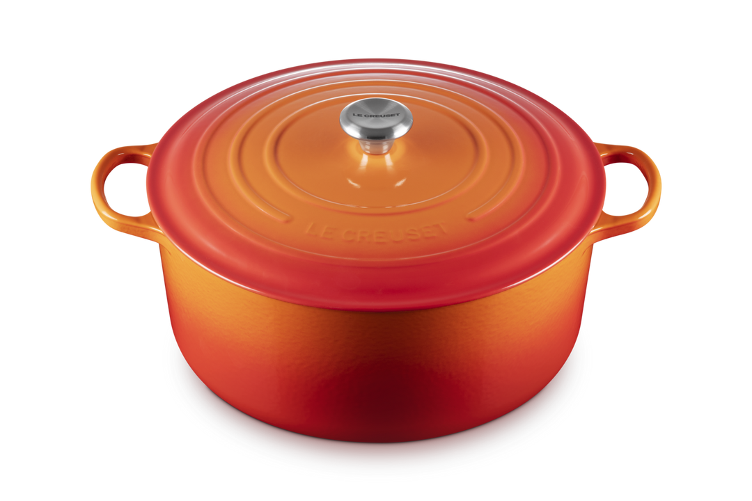 Le Creuset grýta stoypujarn 12L/34cm volcanic