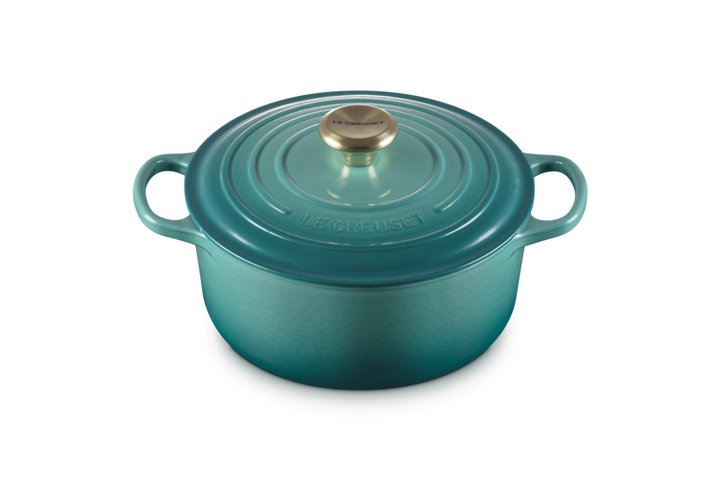 Le Creuset Grýta Stoypijarn 4,2L/24cm Bleu Rivera