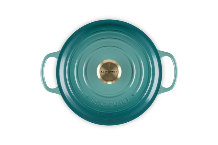 Le Creuset Grýta Stoypijarn 4,2L/24cm Bleu Rivera