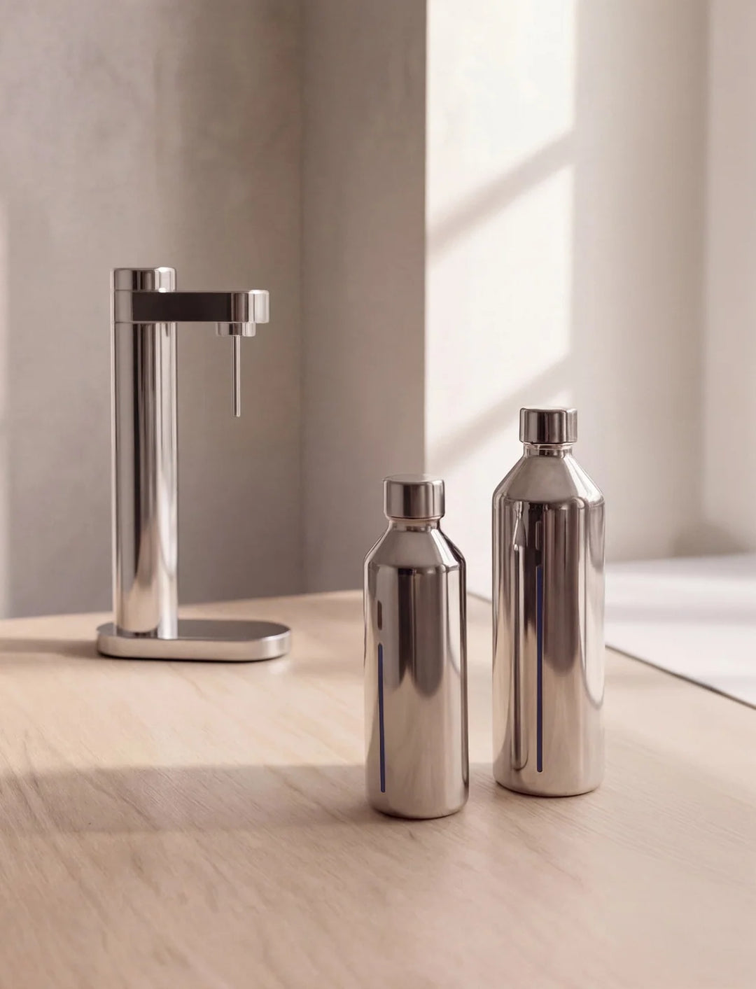 Stelton fløska til brúsmaskinu 0,8ltr stál