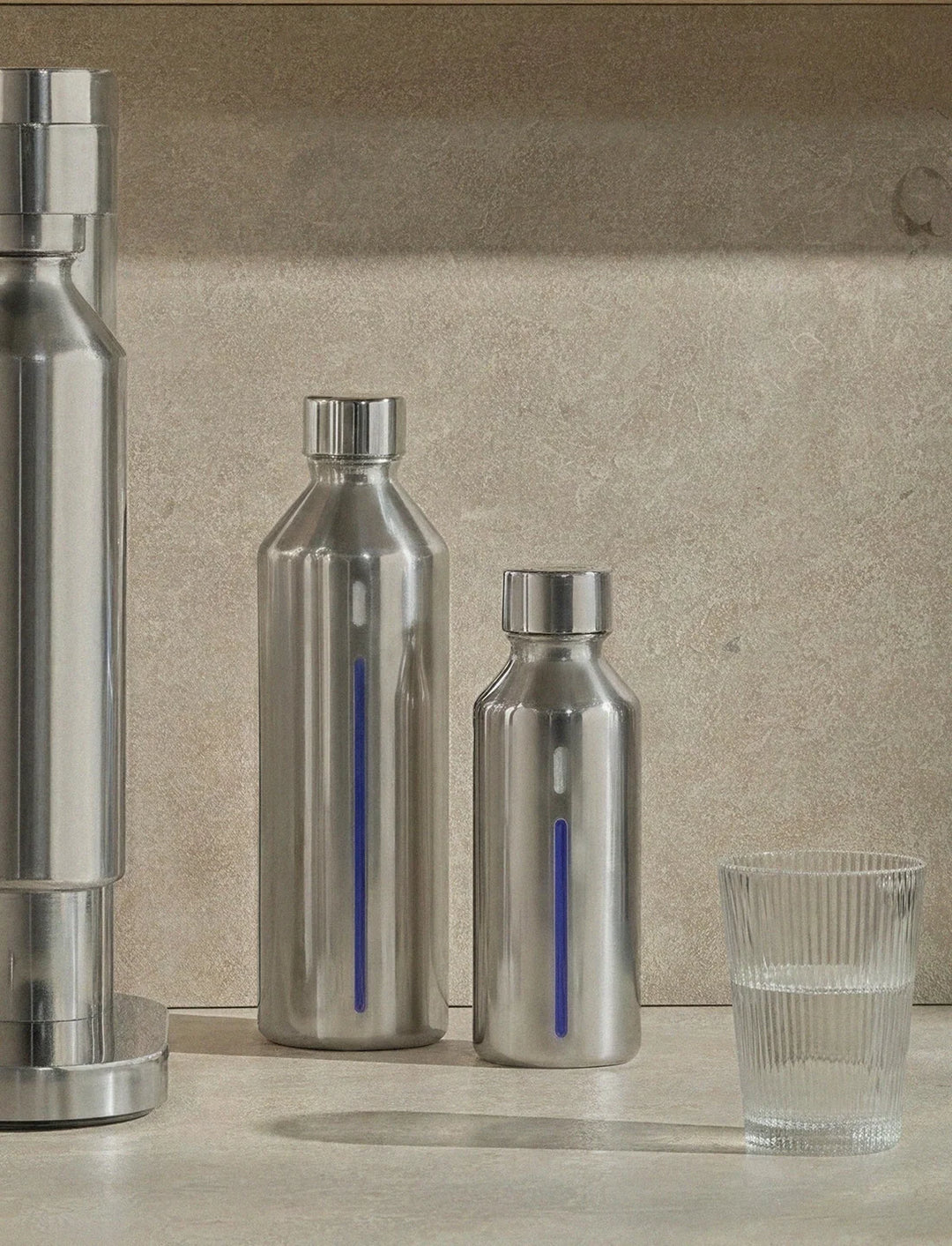 Stelton fløska til brúsmaskinu 0,8ltr stál