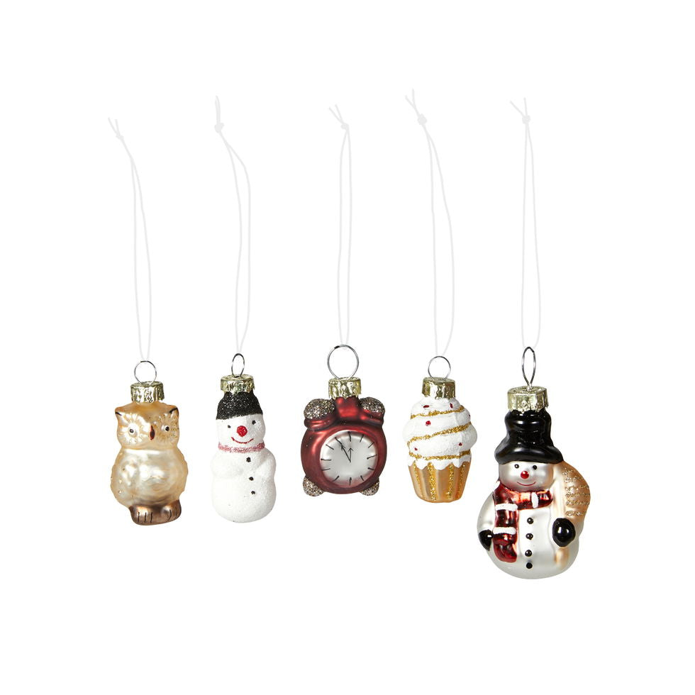 SP jólakúla motivur 5 ass 4/6cm