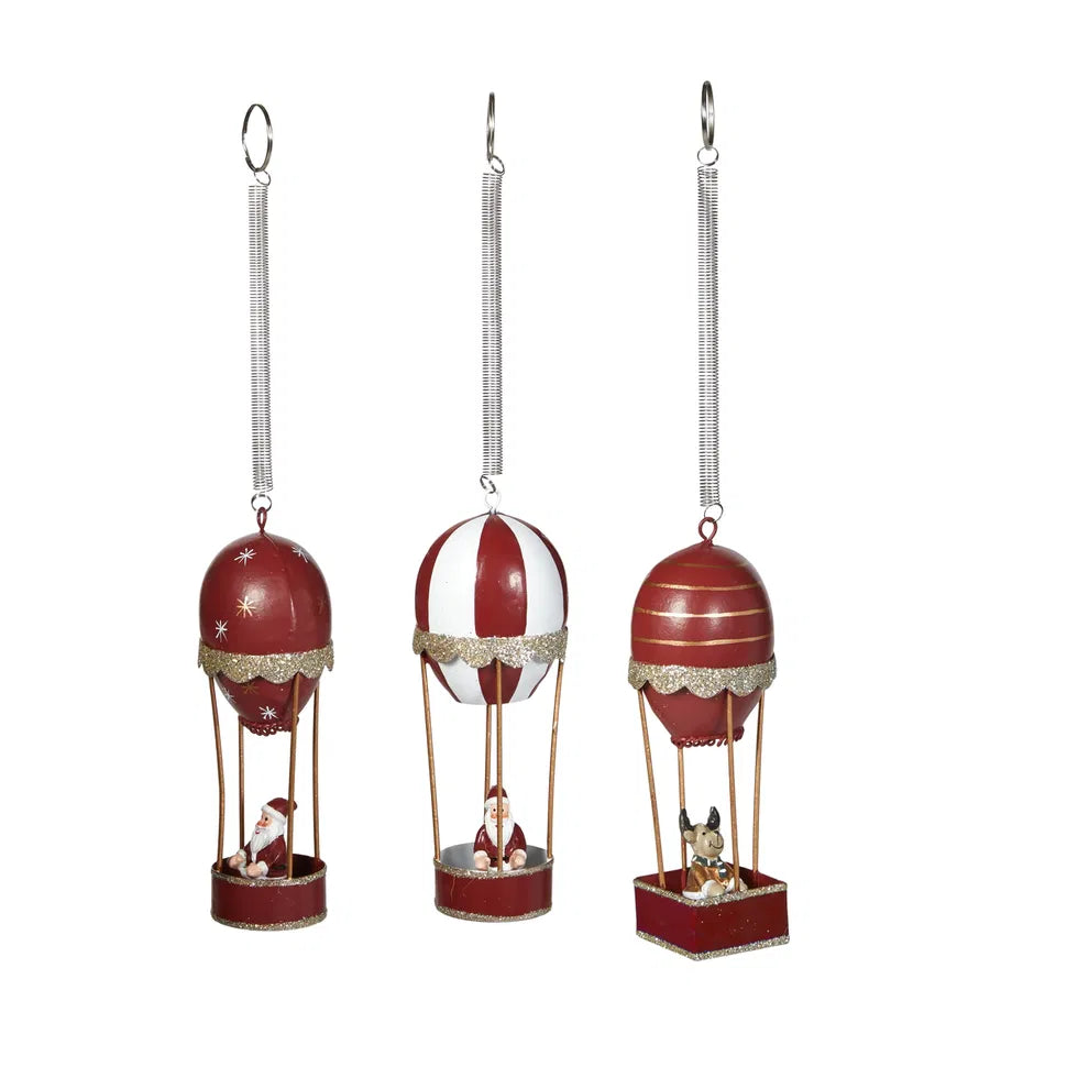 Sp Jólamaður/elf í luftballón ass 15 cm