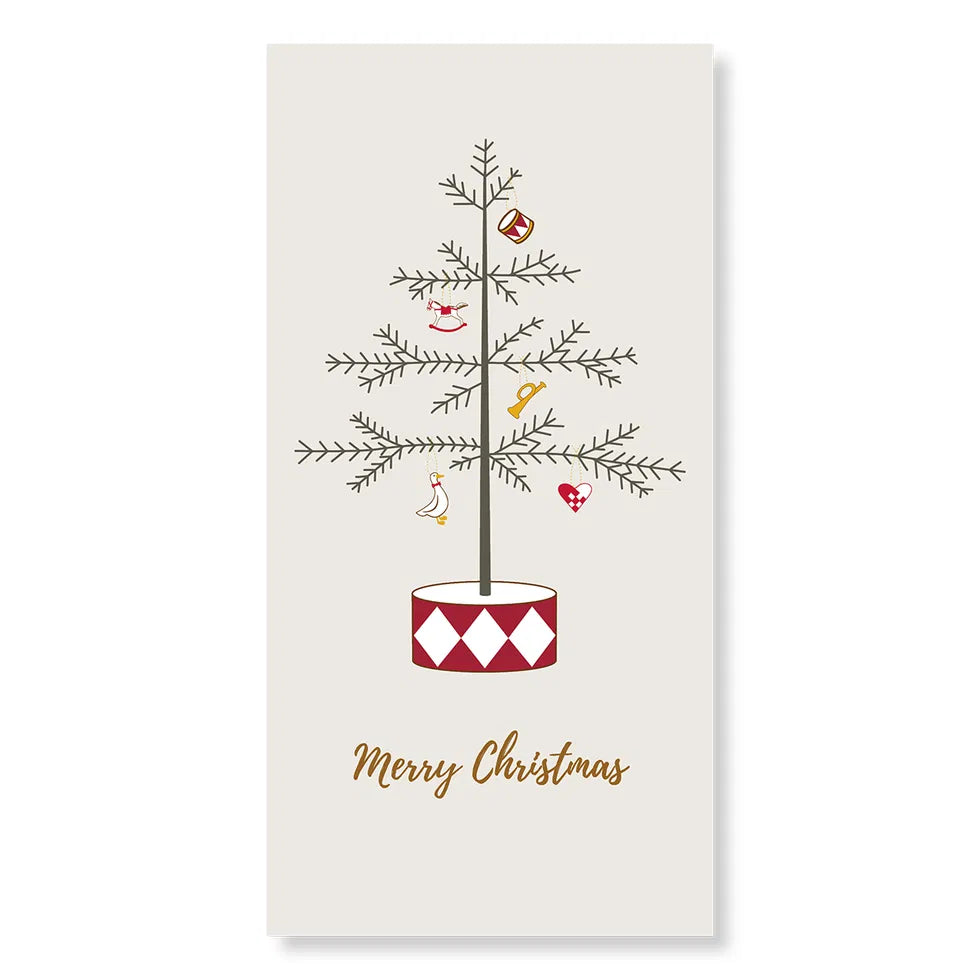 Sp serviettar 16 stk tree warm grey