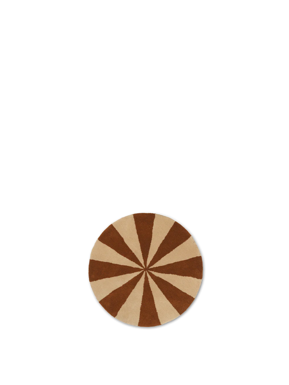 Ferm Livinga Arch golvteppi L brick/off white