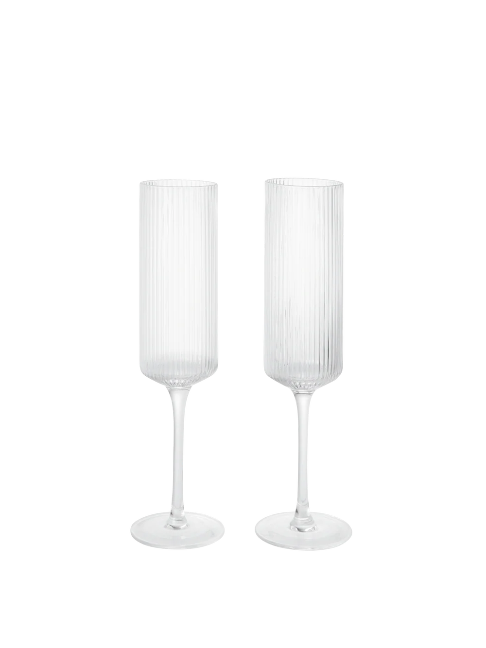 Ferm Living Ripple sjampagnuglas 2 stk