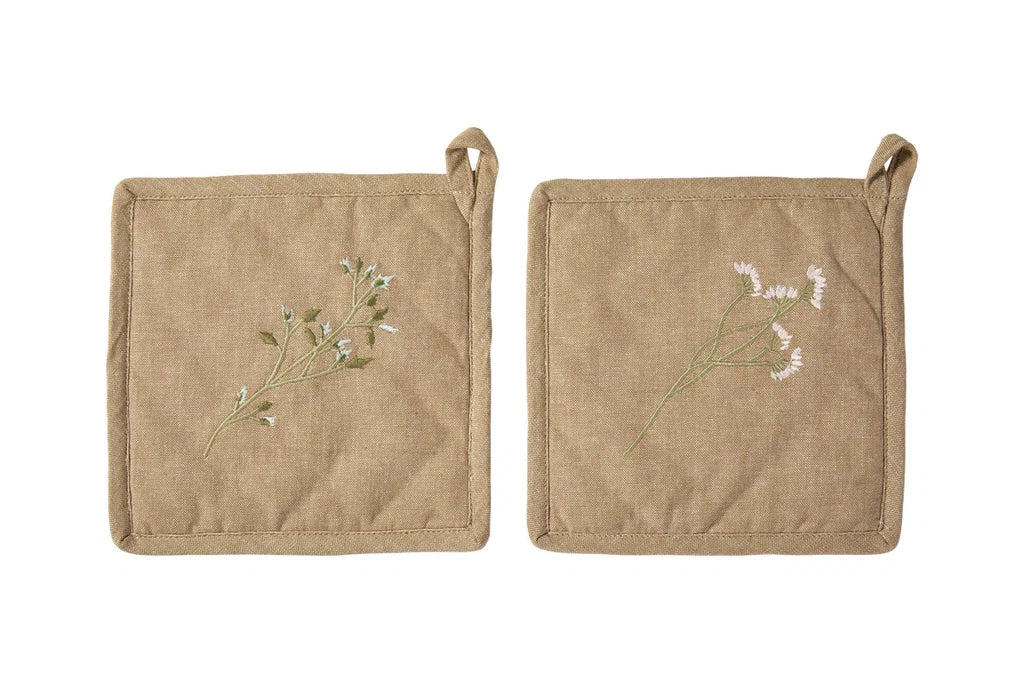 Speedtsberg Grýtulappar við blomstri 20x20cm bumull