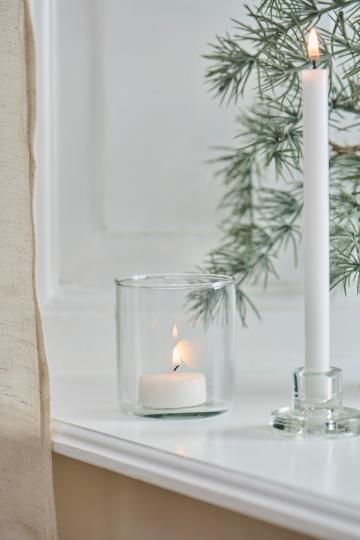 Ib glas ljósastaki til 1,3cm ljós