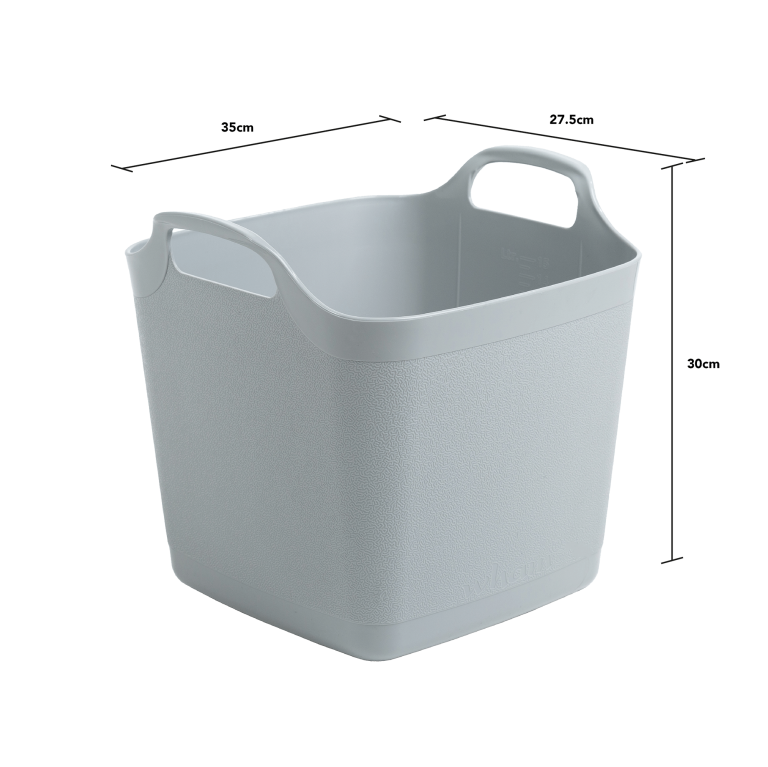 Wham Flexi-Square 15ltr Tub, grá