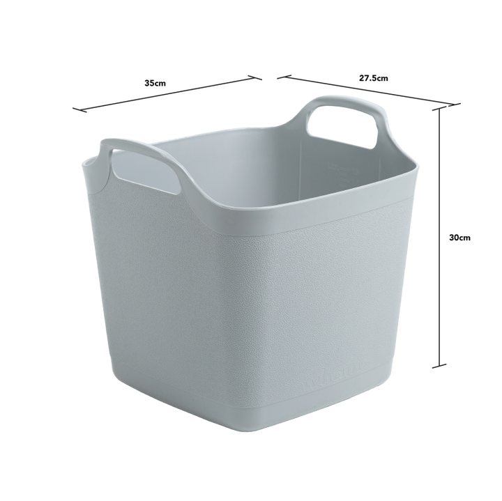 Wham Flexi-Square 15ltr Tub, grá