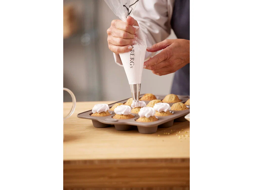 Blomsterberg muffinformur 12 stk latte