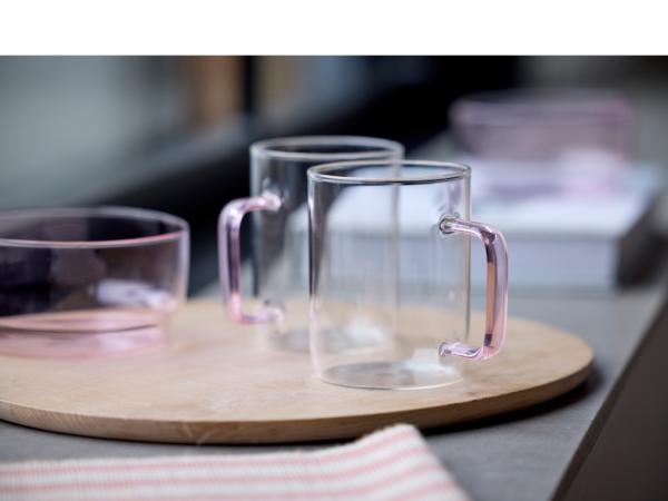 Lyngby torino glas 40 cl 2 stk pink