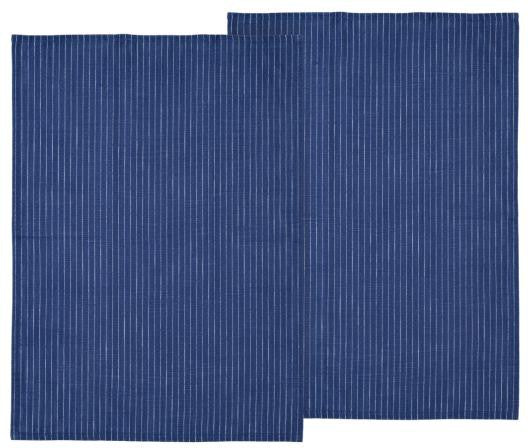 Sødahl Viskustykkir 2stk line royal blue