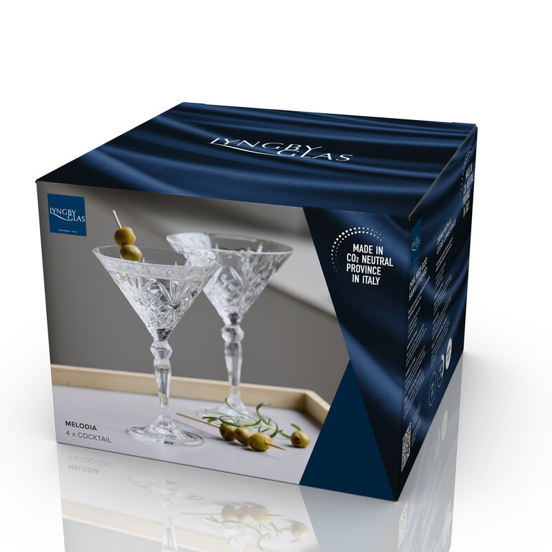 Lyngby Melodia cocktailgløs 4stk