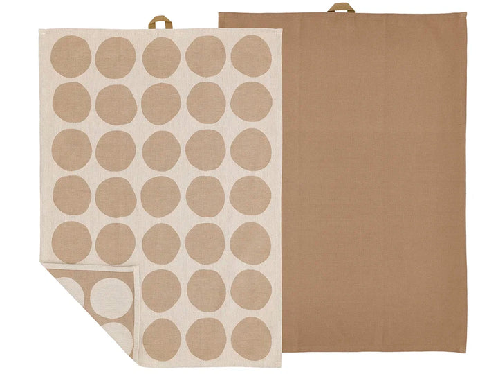 Sødahl viskistykki 2 stk bubbles warm taupe