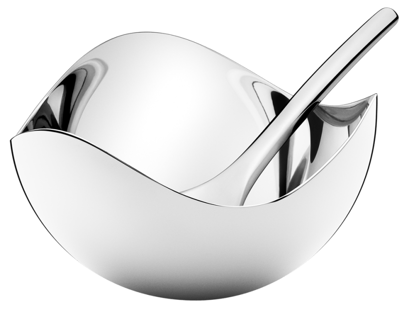 Georg Jensen Bloom saltskál v/skeið