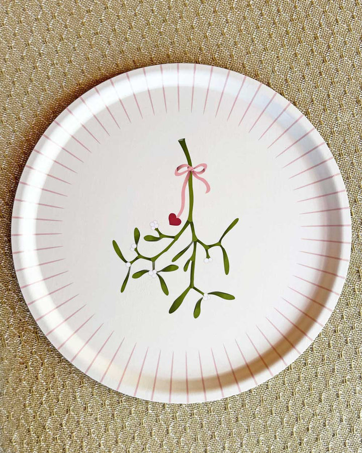 Visse Vasse bakki ø38cm Mistletoe