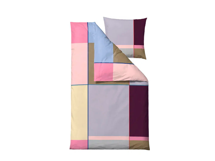 Sødahl seingjarklæði 140x200 colour block lavender