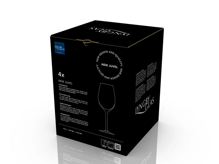 Lyngby Glas Juvel hvíttvinsglas 45cl 4 stk. NEW