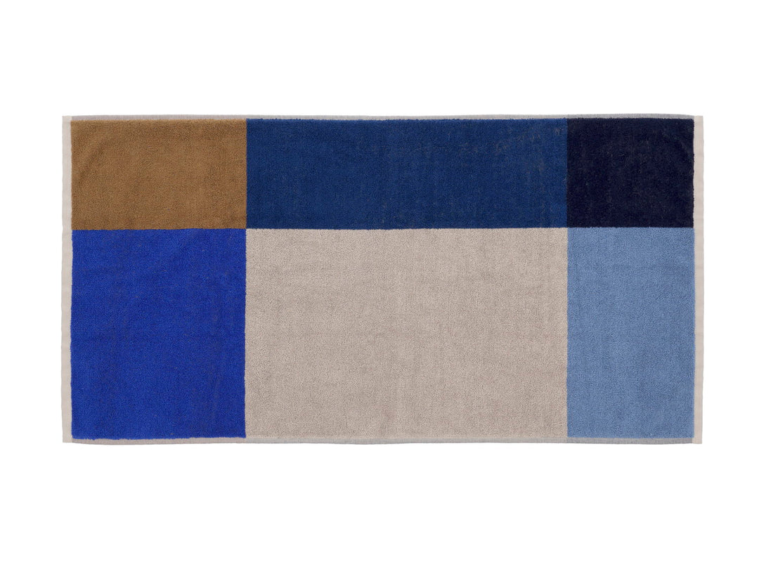 Sødahl handklaði 50x100cm colour block blue
