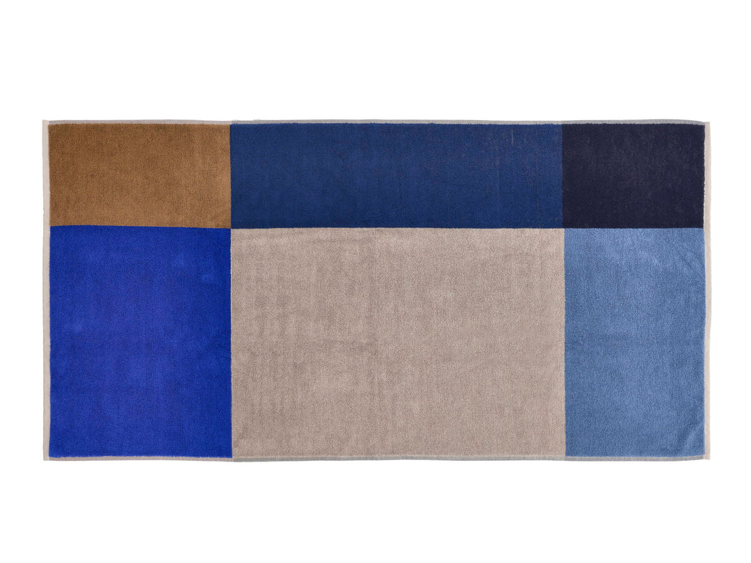 Sødahl handklæði 70x140cm colour block blue