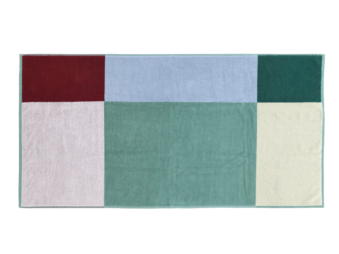 Sødahl handklæði 70x140cm colour block lilac