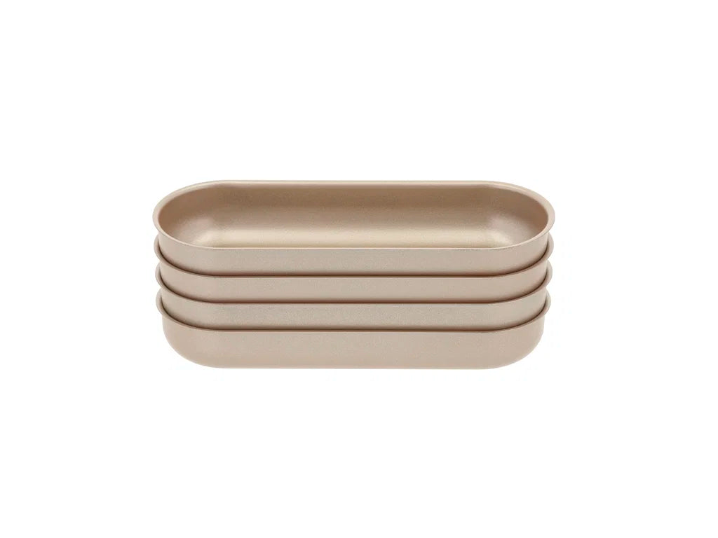 Blomsterberg mini breyðformar 4 stk rose gold