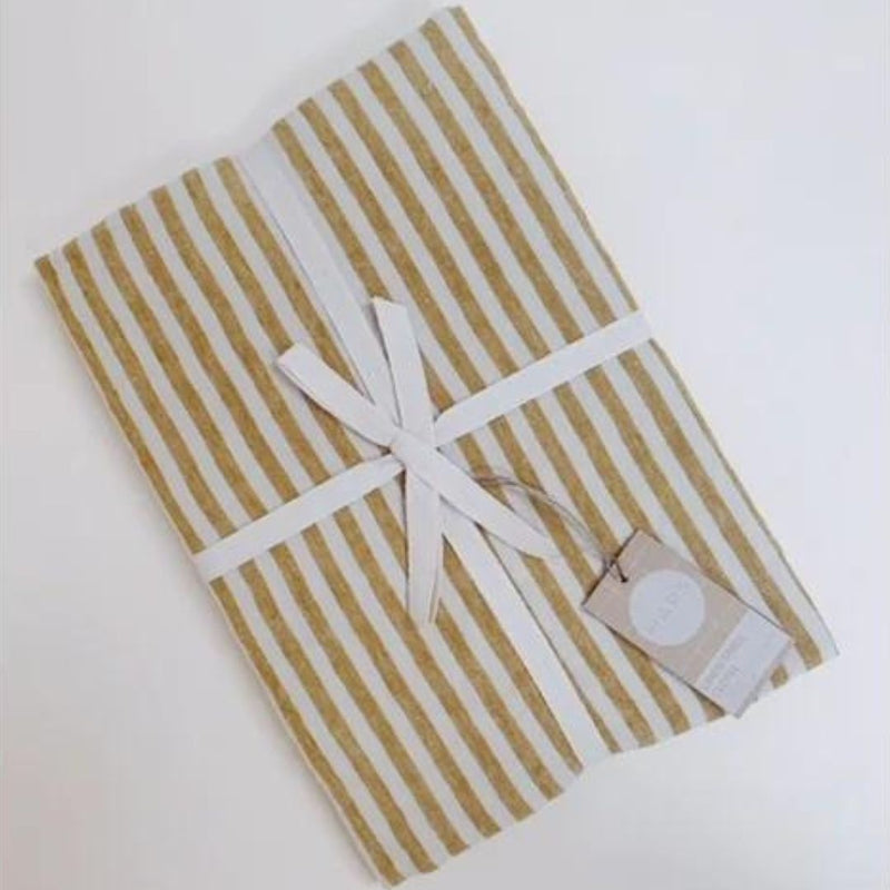 Haps viskistykki marine stripe mustard/natur