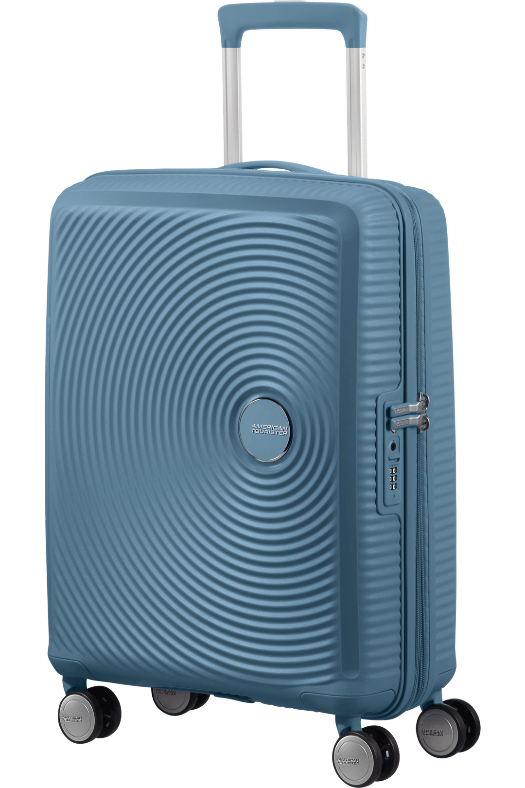American Tourister Soundbox kuffert 55cm stone blue