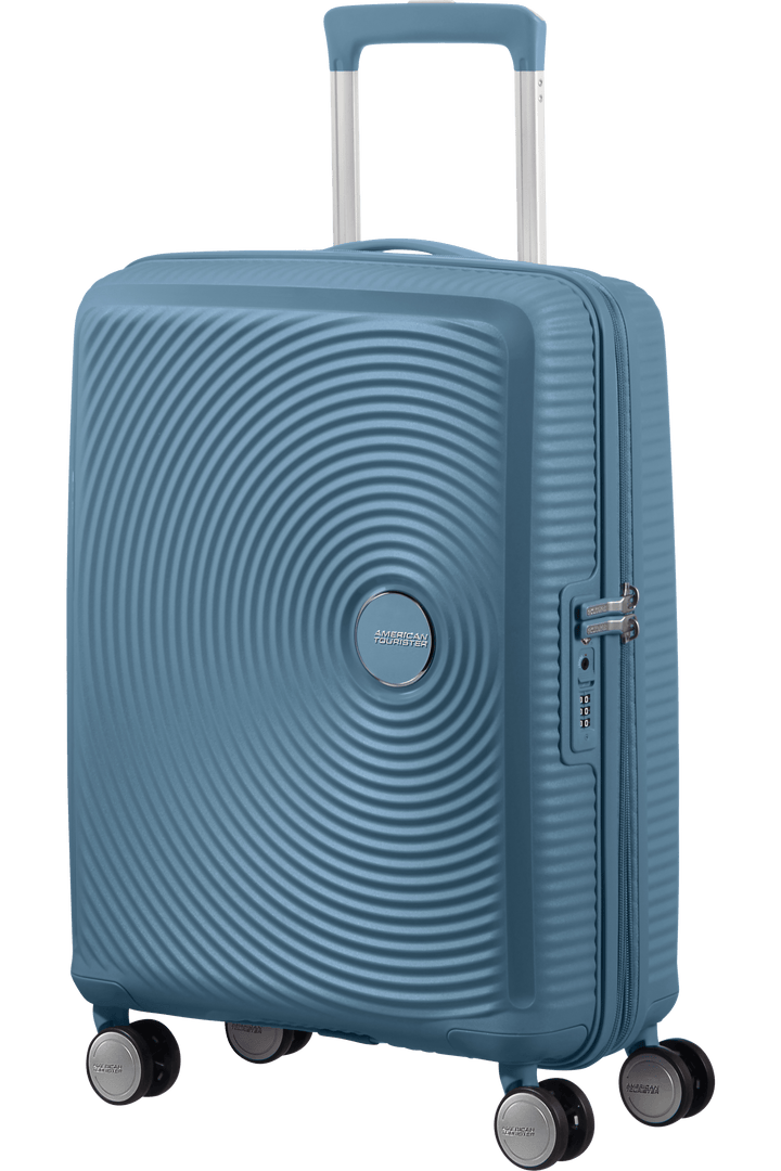 American Tourister Soundbox kuffert 55cm stone blue