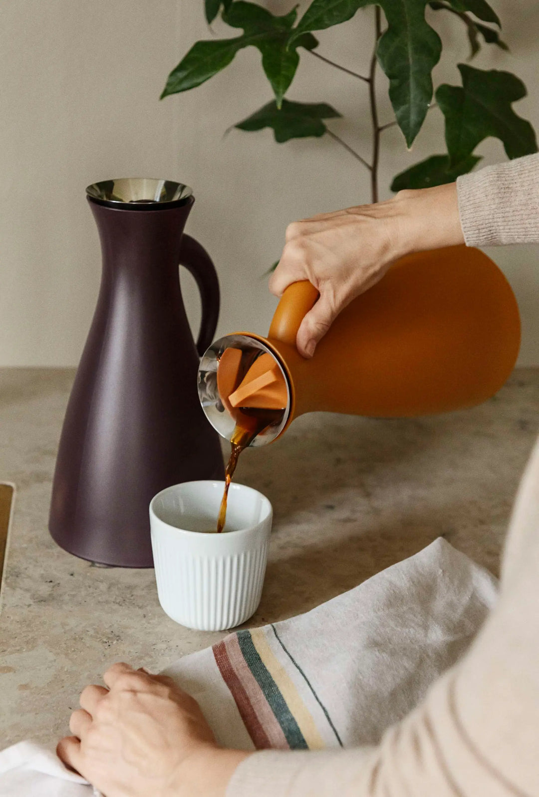 Eva Solo termokanna fig purple 1 ltr.