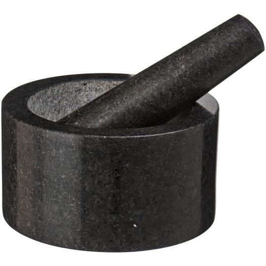 Ib mortari svart granit