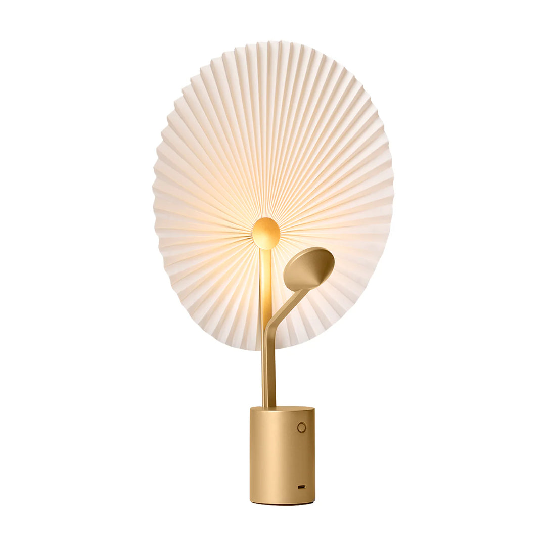Gejst Liris tráðleys borðlampa messing