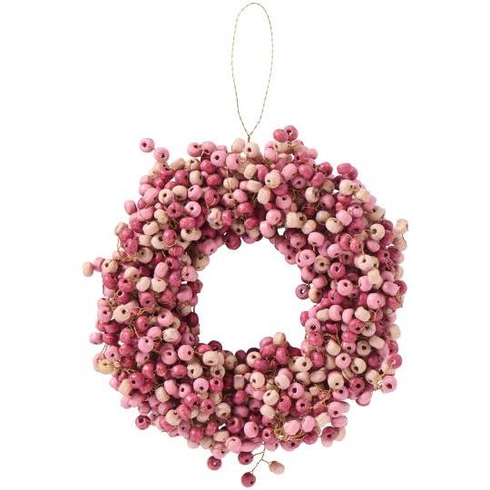 Ib krans v/træperlum rosa ø13,5cm