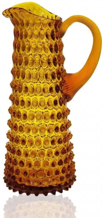 Anna von Lipa Eiffel Hobnail Jug 1L Amber