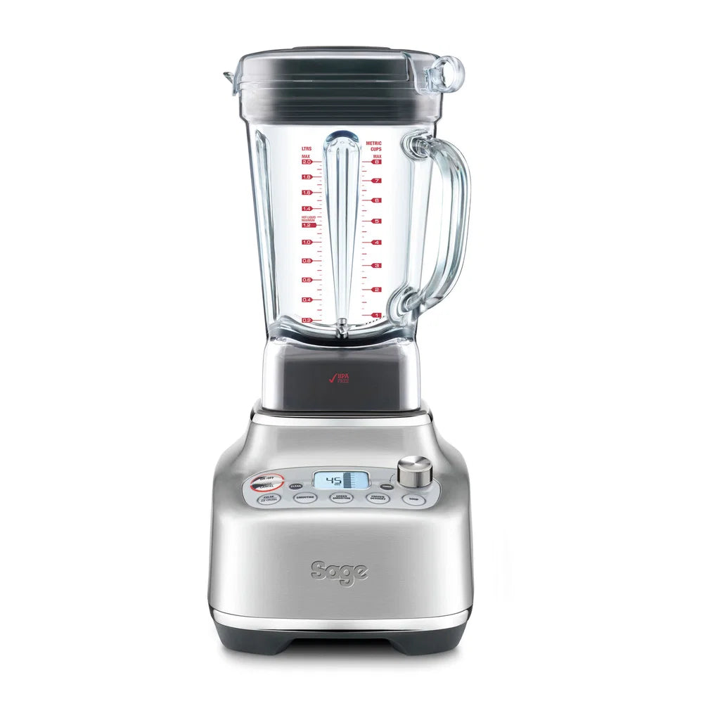 Sage Super Q Blender Brushed Steel