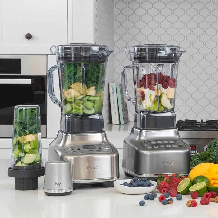 Sage Super Q Blender Brushed Steel