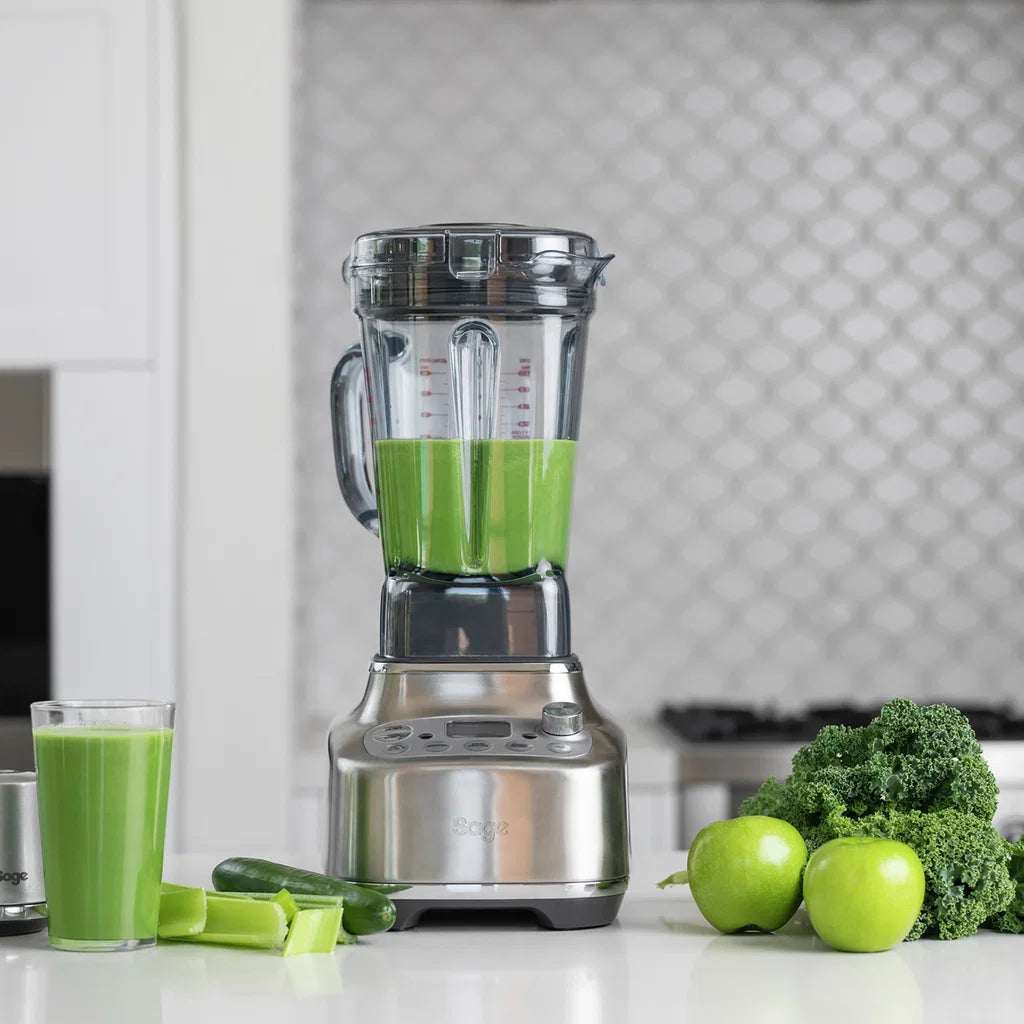 Sage Super Q Blender Brushed Steel