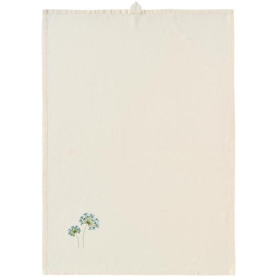 Ib viskustykki flora v/bláa blomstur