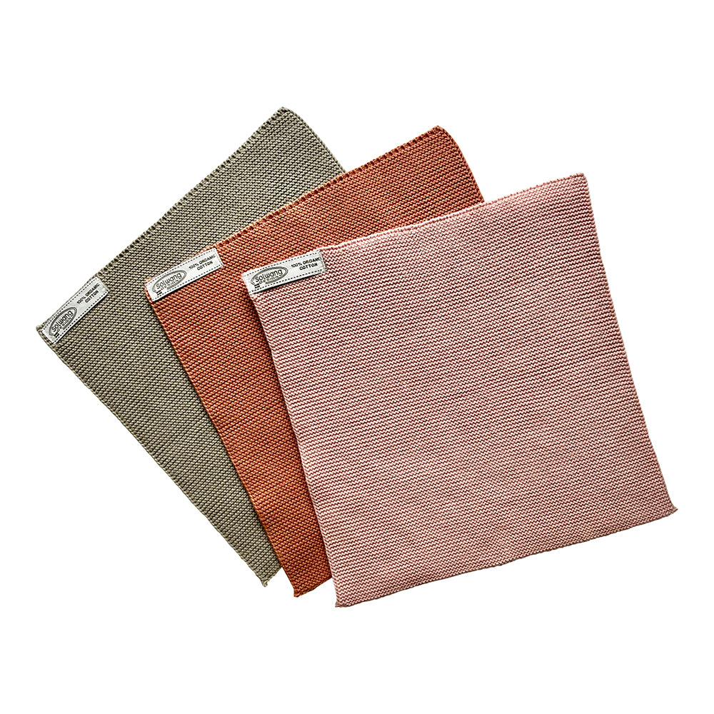 Solvang lappar 3 stk oliven/aprikos kombi