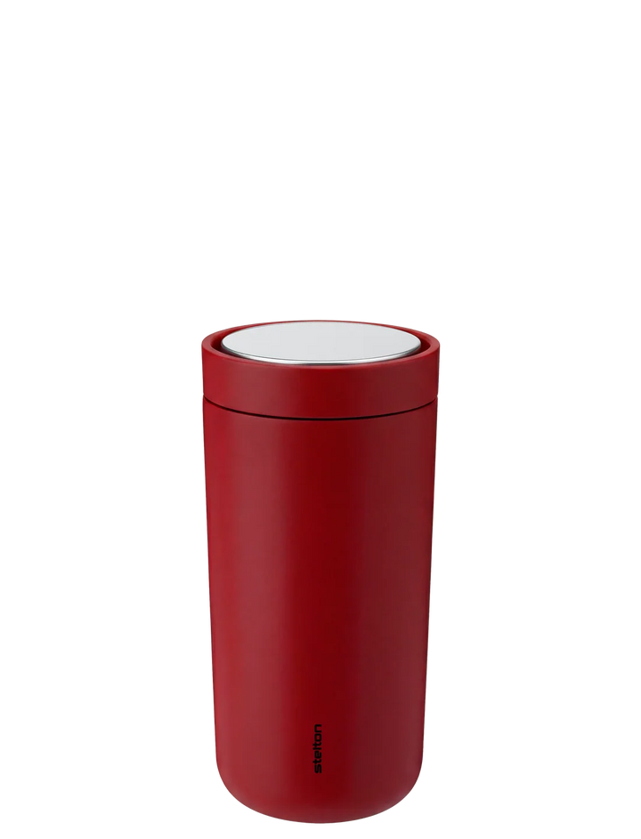 Stelton termokoppur cherry red 0,4 ltr