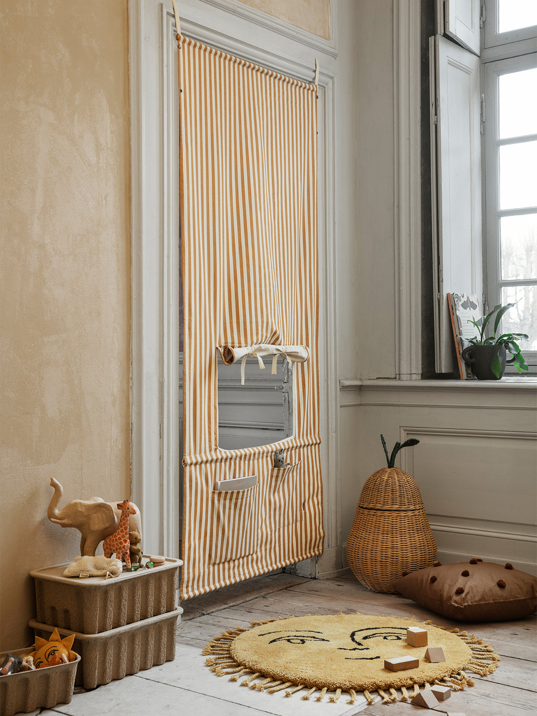 Ferm Living flætta pera stór