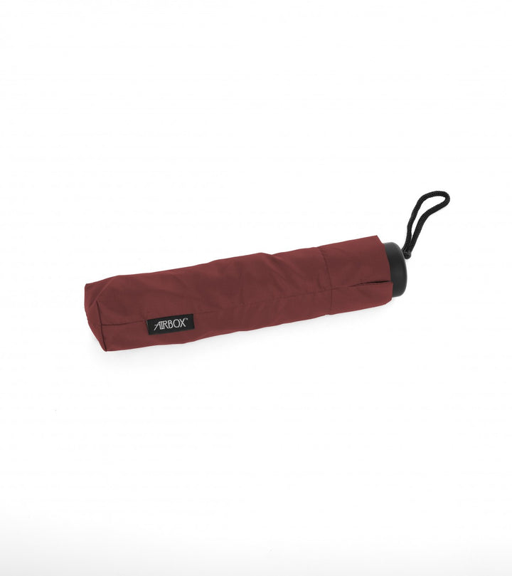 Airbox compact paraply burgundy