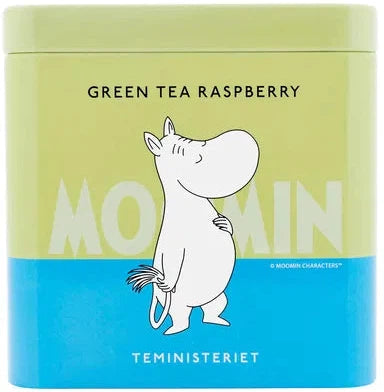 Mumi te í dós green tea rasberry