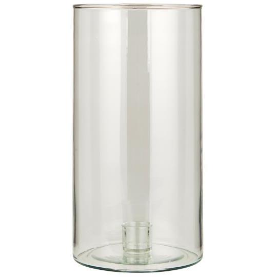 Ib ljósastaki i krukku glas t/2,2cm ljós h25cm