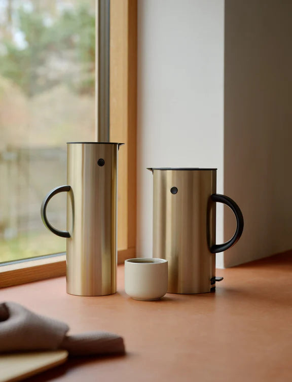 Stelton ketil EM77 1,5L Bustað messing